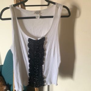 Goth Lolita lace up tank top